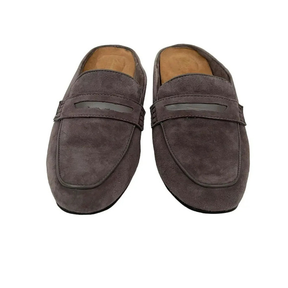 Clarks Keesha Donna Gray Suede Mule Shoes Size 7.5 M - Picture 3 of 10